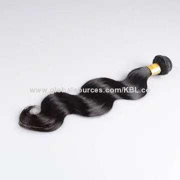 Real 100% virgin hair, tangle free natural body wave Peruvian hair