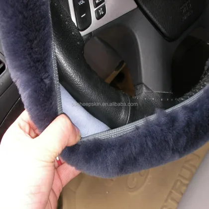 Sheepskin Wool Steering Wheel Covers