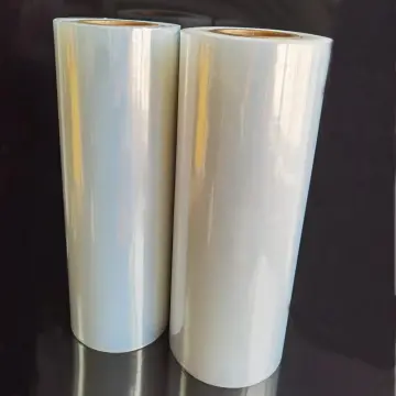 Clear plastic stretch wrap