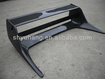 SKYLINE BNR33 ECR33 R33 GTR GTS gracer double blades rear spoiler carbon fiber