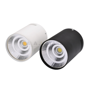 Round Round Surface Round LED Montado de downlightflelffLindrical Deep Robesed 10w 20w 25w 30w Die Cast