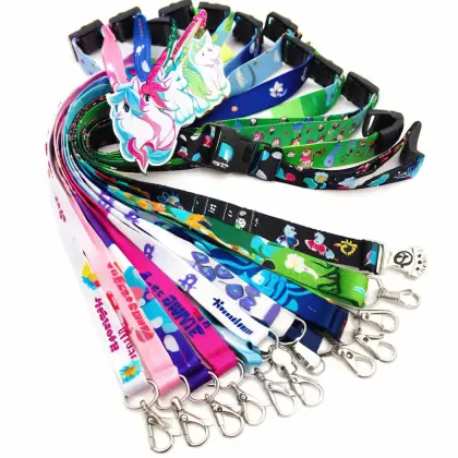 Custom K-Pop Idol Neck Straps - HG1252 Wholesale K-Pop Lanyards