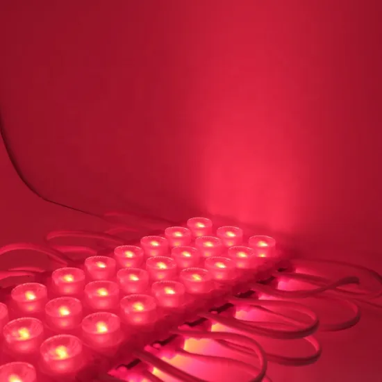 3030 LED Module with 3 LEDs: Red Sidelights, DC24/12V, Outdoor Use, IP65, Edge-Lit for LED Advertising Light Boxes and Car Lights