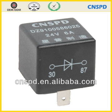 diode relay for heavy duty vehicles