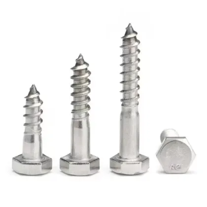 Coach Screws Wood Screws Lag Screws Stainlss Steel DIN571 Hex Lag Screws