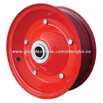 Wheelbarrows' wheels' metal rim