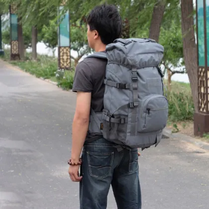 Sport Travelling Custom Mountain Top Backpack 70L