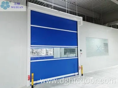 PVC Fabric Servo System High Speed Rolling Door