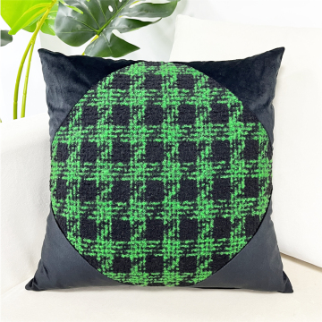 Custom Nordic Style Splicing Velvet Jacquard Pillow Cover: A Handmade Moroccan Inspiration