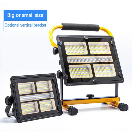 Portable 4 Modes LED Spotlight: USB Charging, Solar Power Camping Light & Dimmable Flood Light