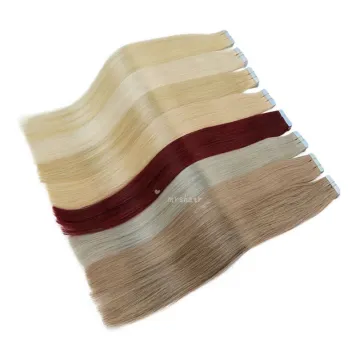 100% Virgin Remy European Tape Hair Extension Invisible Tape in Human hair extensions 100% human hair