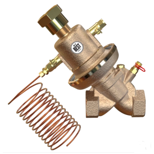 Self-actuated differential pressure control valve DN50