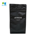 32 oz matte black sealable stand up pouches