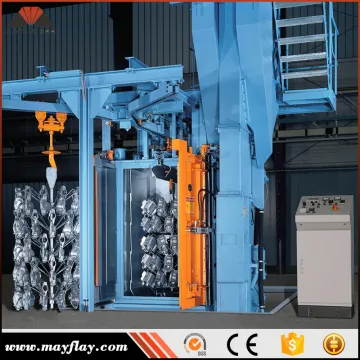 Mayflay Low Price Deburring Automatic Hanger Shot Blasting Machine