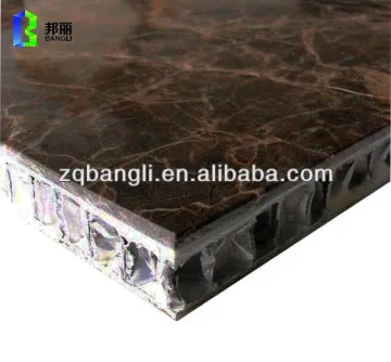 Decorative sheet aluminium composite honeycomb panel