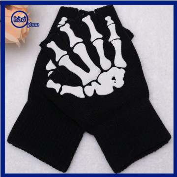 Yhao Knitted The claw half gloves Halloween indispensable