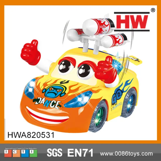 New design musical dancing toy car