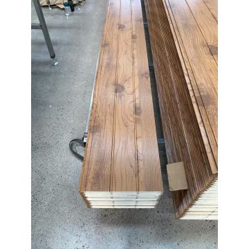 Decorative Polyurethane Sandwich Panel with Teak for Walls