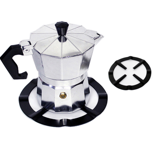 1pc Black Moka Pot Shelf for Iron Gas Stove Cooker Plate Coffee Reducer Support Shelf Coffee Pot Simmer Ring high quality