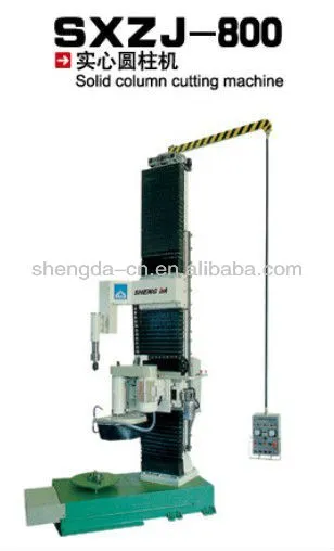 Solid column cutting machine