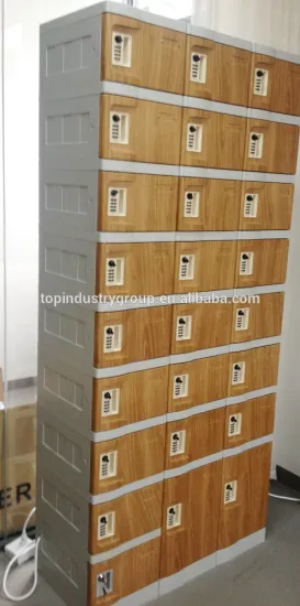 EU standard fitness center charging lockers