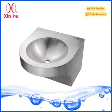 Custom made public outdoor steel basin