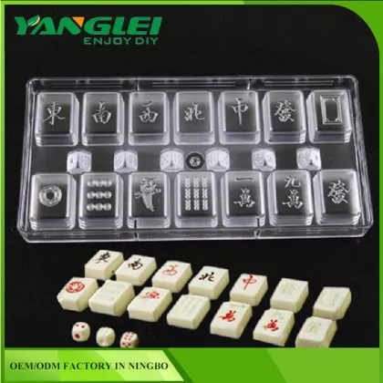 YL-192 mahjong chocolate mould/ice cream marker