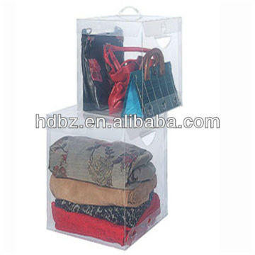 PVC clear plastic box for clothes