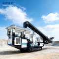 चूना पत्थर और विध्वंस सामग्री के लिए मोबाइल क्रशर प्रणाली