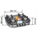 4 Alloy Burners LPG Gas Cooktop