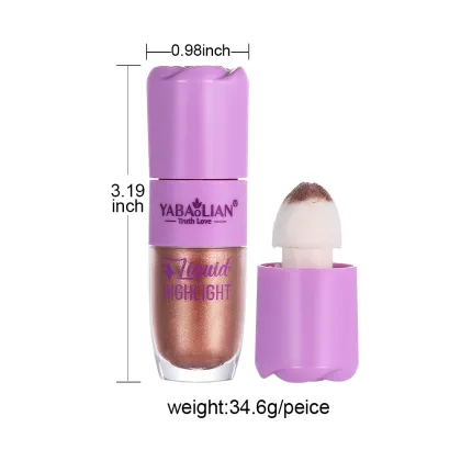 Shimmering Highlight Liquid for Nose Bridge and Clavicle