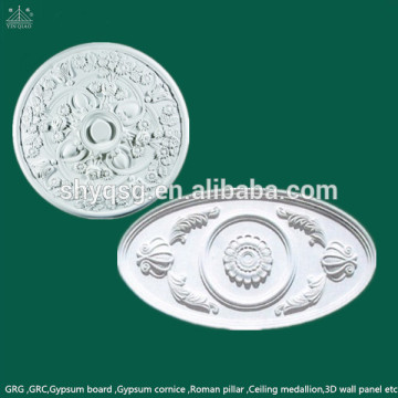 China Plaster Ceiling Medallion Decorative Gypsum Fiberglass Medallion