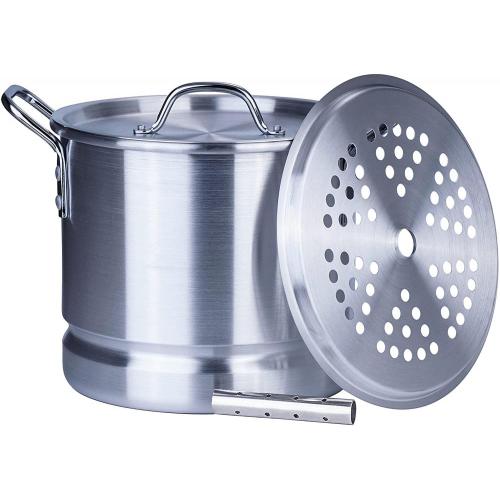 Aluminum Tamale Steamer Pot 32Quart