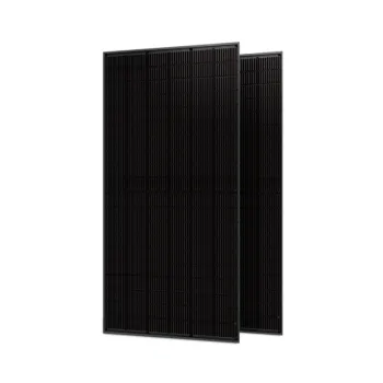 All-Black 380W Monocrystalline Photovoltaic Solar Panels for Home Electricity