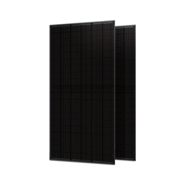 All-Black 380W Monocrystalline Photovoltaic Solar Panels for Home Electricity