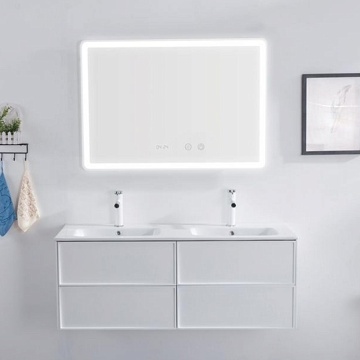 Armoire à double salle de bain blanche en vente blanche