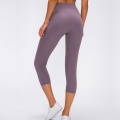 leggings recortados de cintura alta para mujer