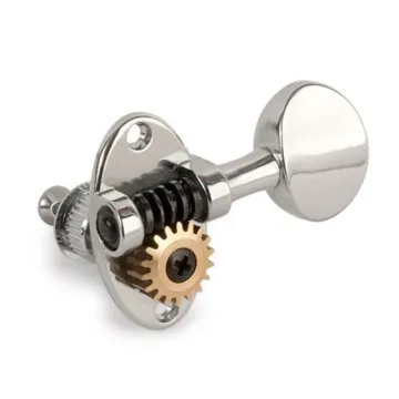 Supply OEM Precision Guitar Tuning Keys for Solid Pegheads Metal Knobs