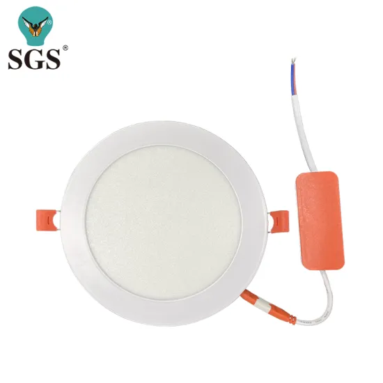 Factory Wholesale LED Ceiling Lights: 6W, 9W, 12W, 18W, 24W, 36W Round and Square Recessed Panel Luminaires