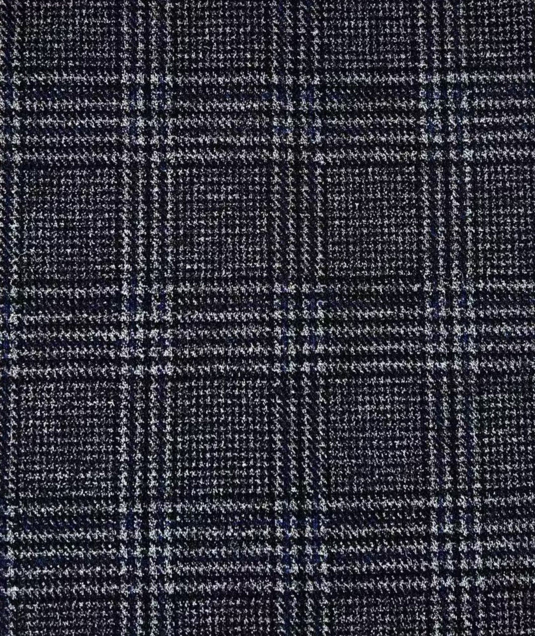 Knitting plaid jacquard man suiting fabric