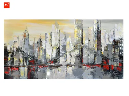 Abstract Big City Vibe Wall Art