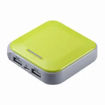 Power bank with 6,600mAh capacity and dual USB