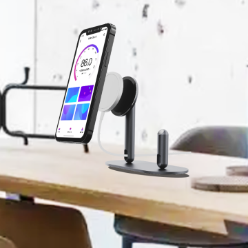 Universal Flexible Mobile Phone and Tablet Stand: Magnetic Aluminum Alloy Desk Mount for Office Use