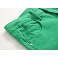 Jeans en denim vert pour hommes en gros sur mesure