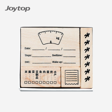 Custom Fitness Planner Rubber Wood Stamp - Ownday 101455
