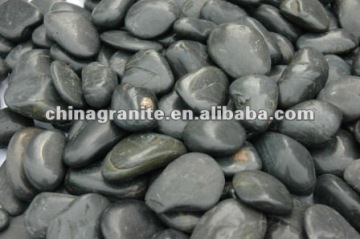 black marble pebbles