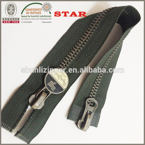 5 Back To Back X Type Metal Zipper, High Quality 5 Back To Back X