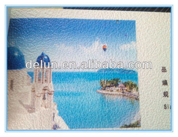Relief foaming wallpaper
