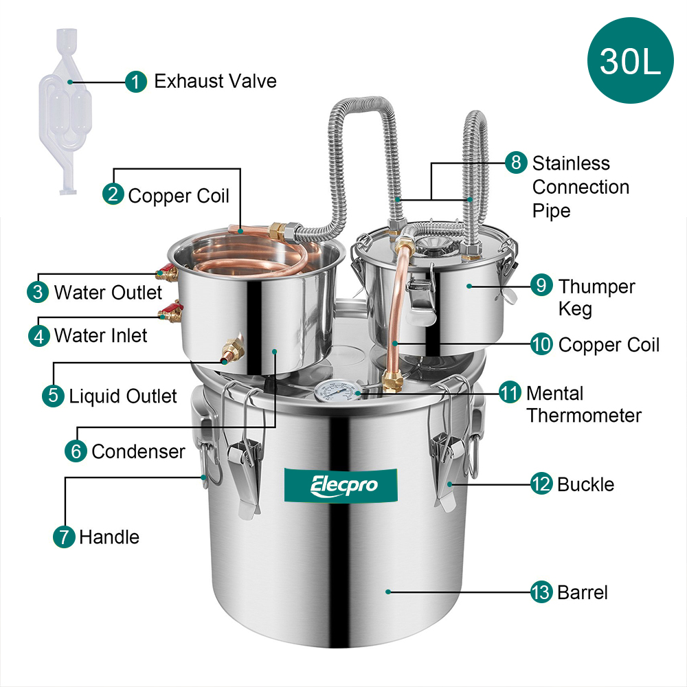 Household Alcohol Wine Distiller (4)
