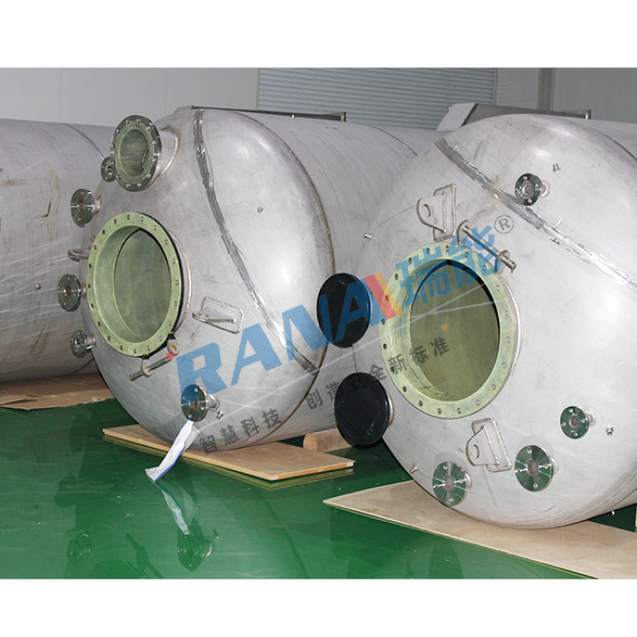 Бак з фторопластовым пакрыццём з PTFE